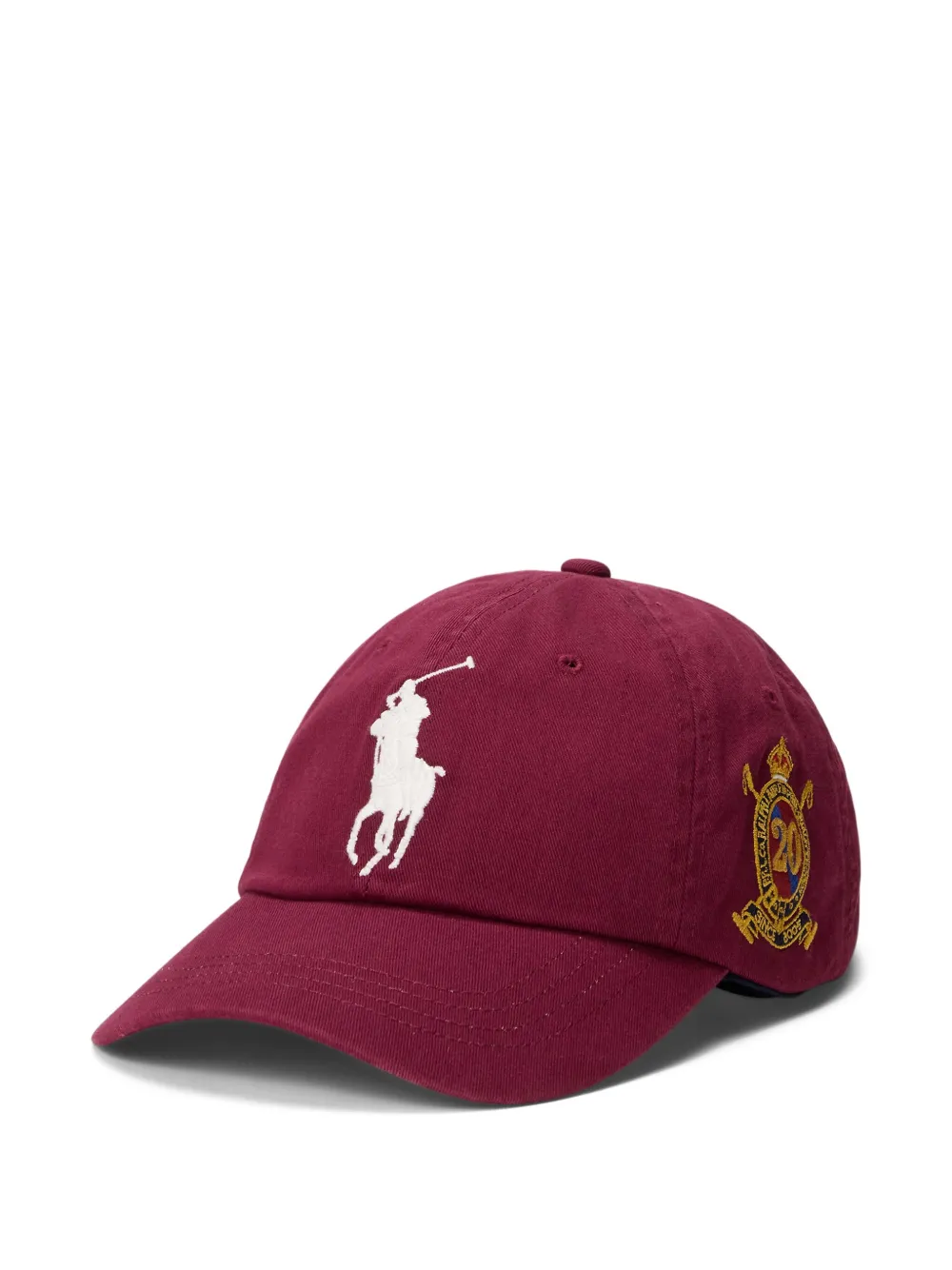 Polo Ralph Lauren Embroidered-logo Baseball Cap In Red