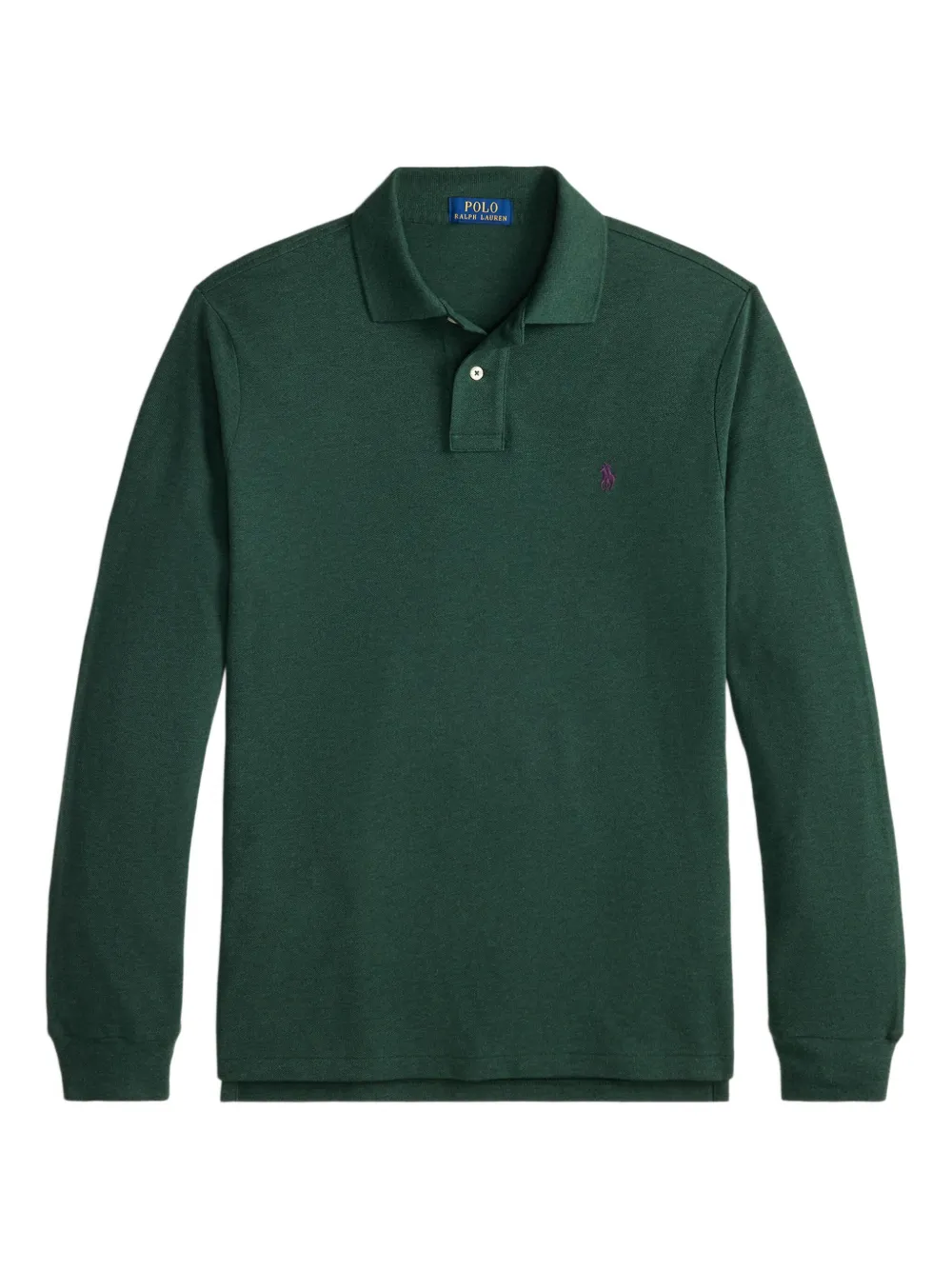 Polo Ralph Lauren ロングスリーブ ポロシャツ - グリーン Polo Ralph Lauren ロングスリーブ ポロシャツ - グリーン