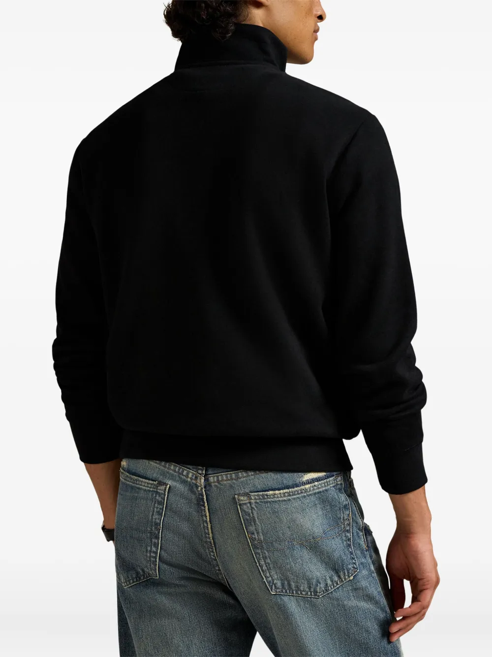Polo Ralph Lauren Sweater met halve rits Zwart