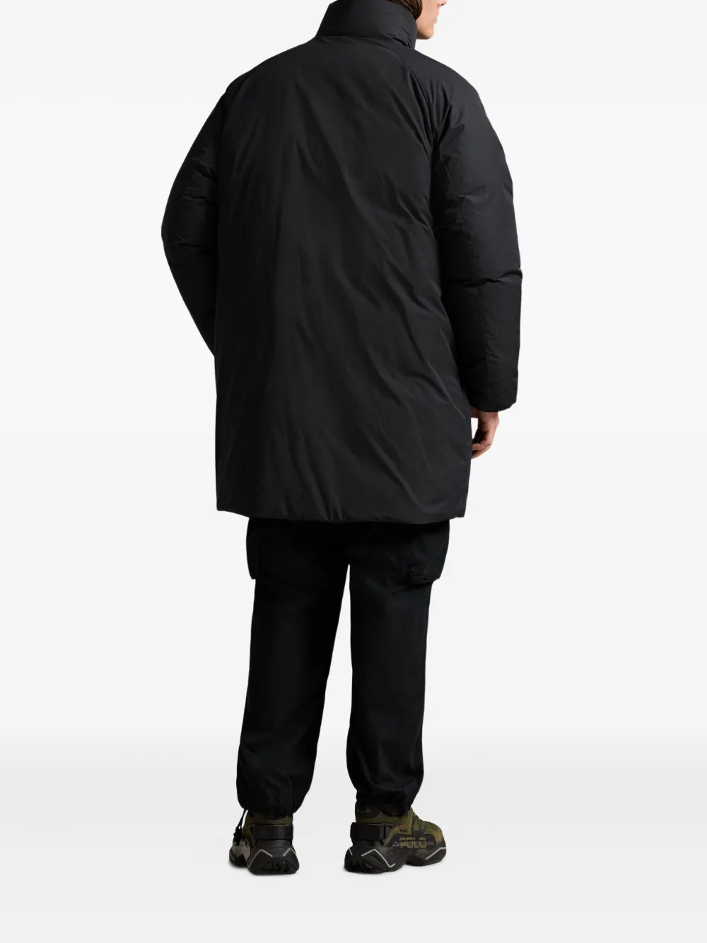 Polo Ralph Lauren Gewatteerde jas met rits Zwart