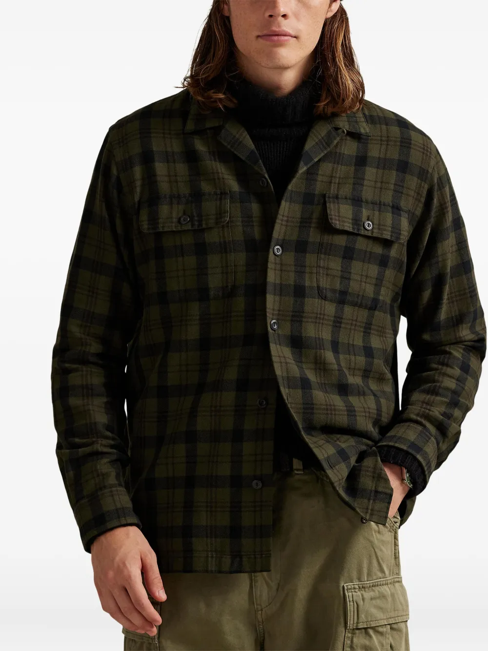 Polo Ralph Lauren Geruit overhemd Groen