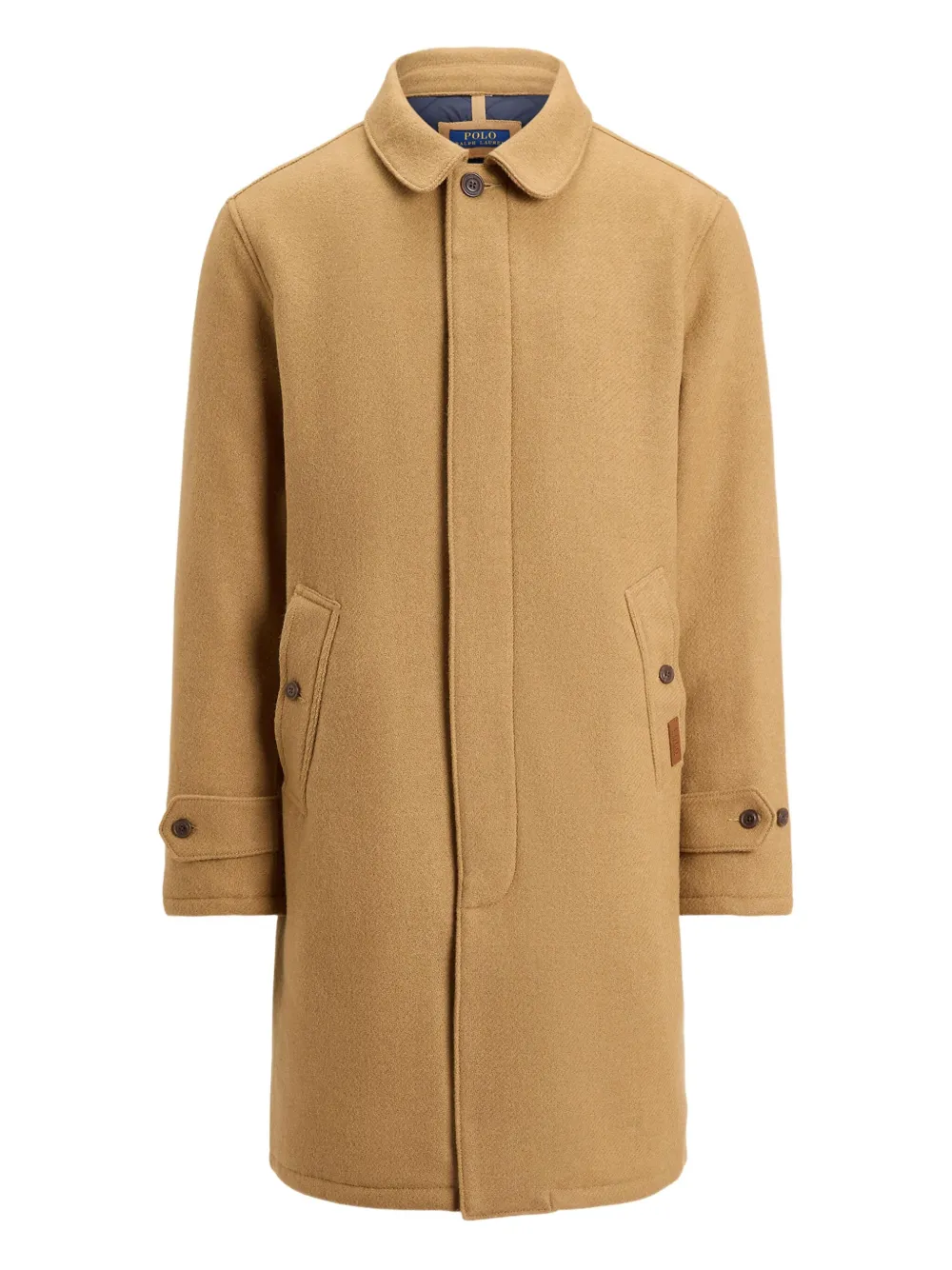 Polo Ralph Lauren Jas met enkele rij knopen Beige