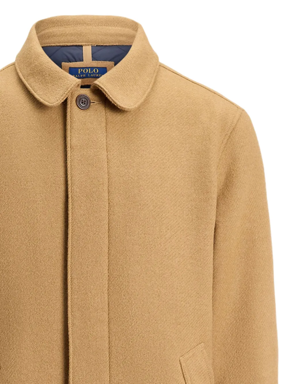 Polo Ralph Lauren Jas met enkele rij knopen Beige