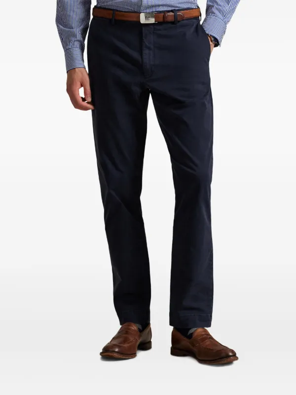 Polo Ralph Lauren side-pocket flat-front Trousers | Blue