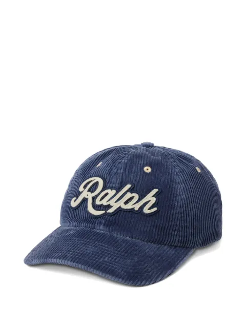 Polo Ralph Lauren كاب بيسبول مخملي مضلع