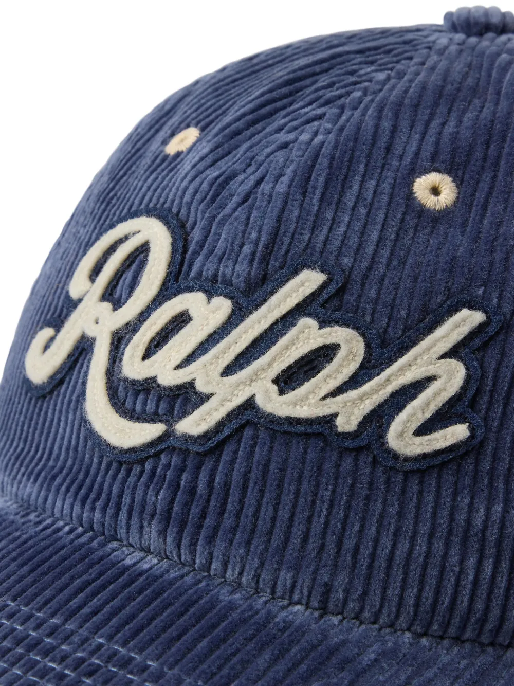 Polo Ralph Lauren Ribfluwelen honkbalpet Blauw