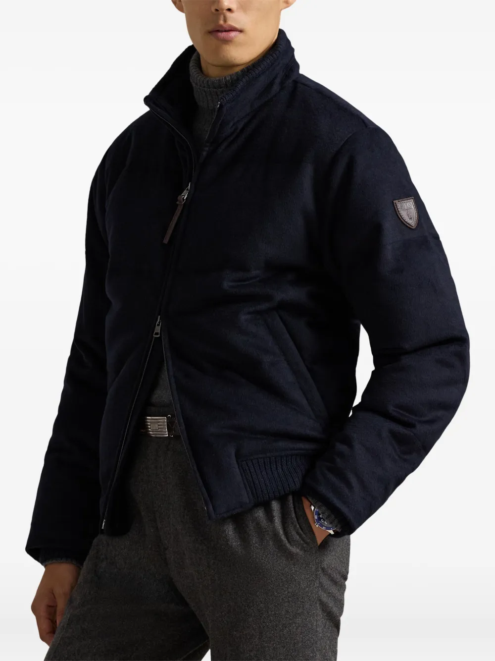 Polo Ralph Lauren Gewatteerd bomberjack Blauw
