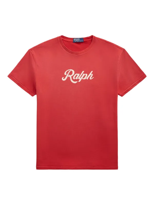 Polo Ralph Lauren logo-print T-shirt Red FARFETCH NO