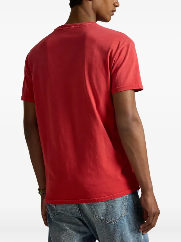 Polo Ralph Lauren logo-print T-shirt | Red | FARFETCH