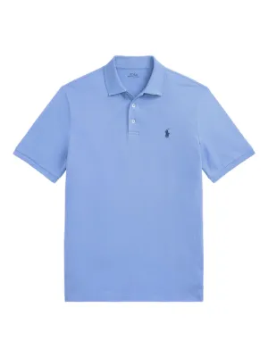 Polo Ralph Lauren logo-embroidered Polo Shirt | Blue | FARFETCH RO