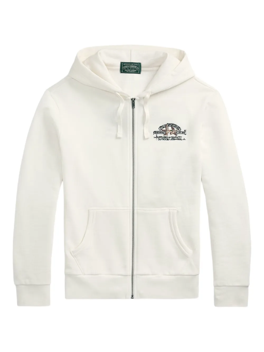Polo Ralph Lauren ジップアップ パーカー - ホワイト Polo Ralph Lauren ジップアップ パーカー - ホワイト