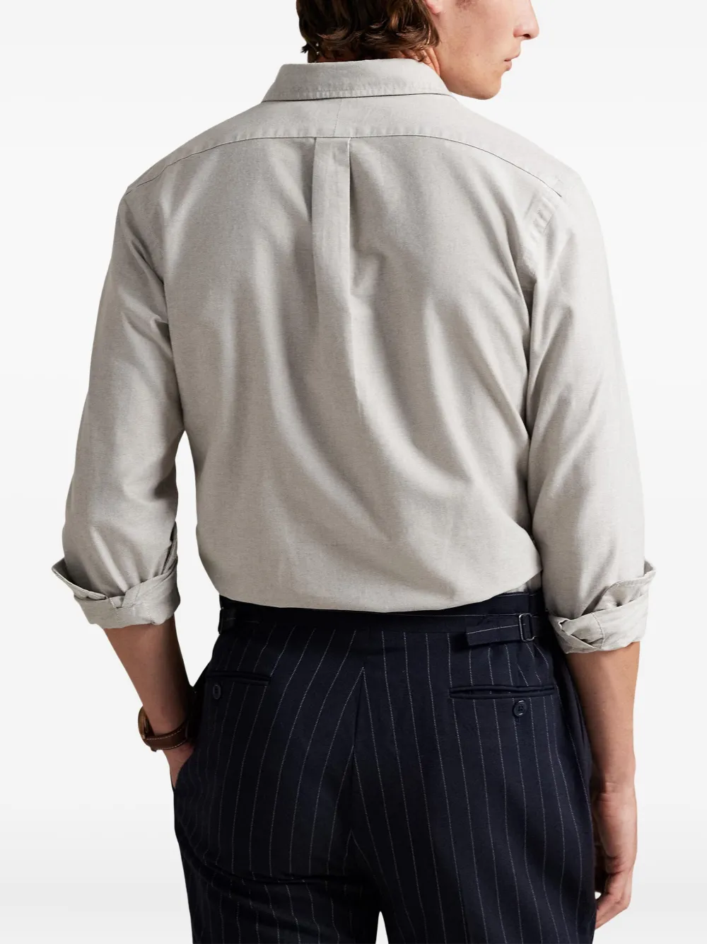 Polo Ralph Lauren Katoenen overhemd met lange mouwen Beige