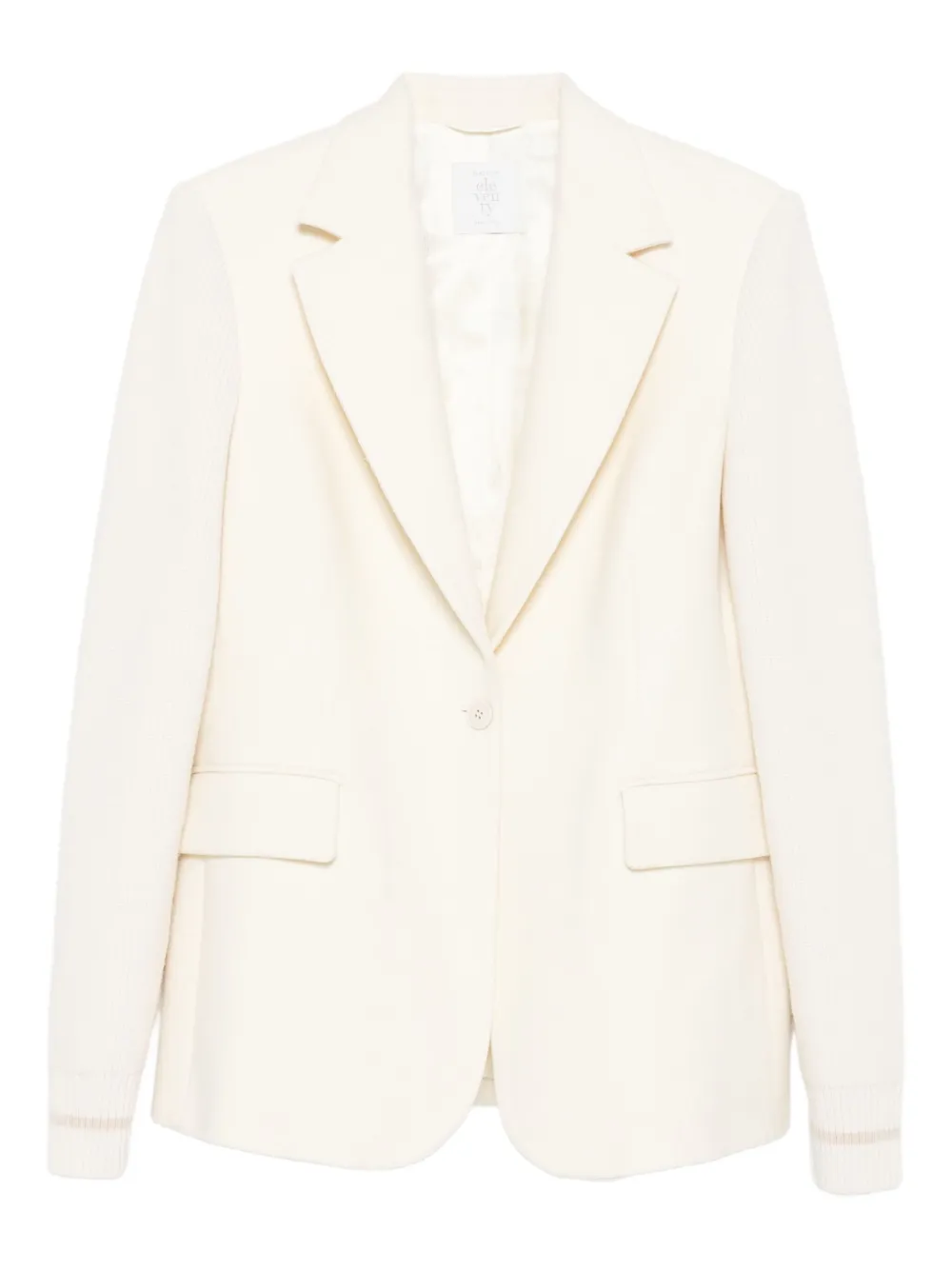 Eleventy blazer à design texturé | tons neutres | Image 1