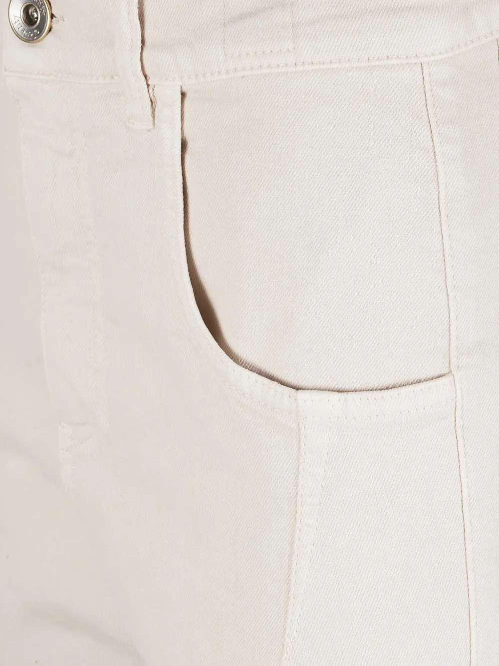 Eleventy Patch-pocket Trousers In White