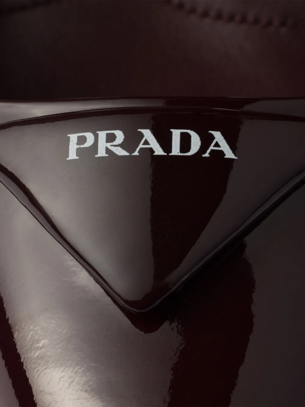 Prada 75mm pointed toe slingback pumps Brown