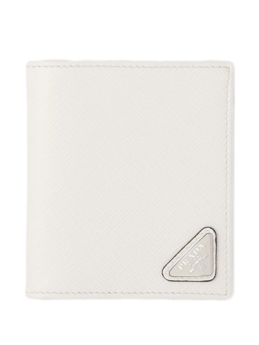 Prada Portemonnee van Saffiano leer Wit