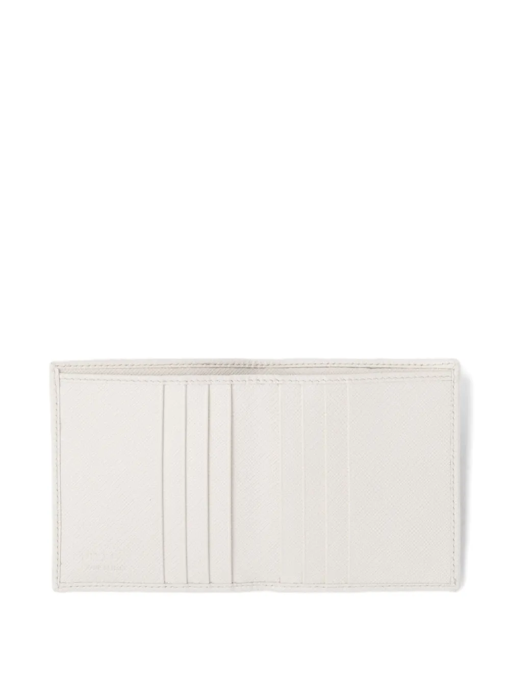 Prada Portemonnee van Saffiano leer Wit