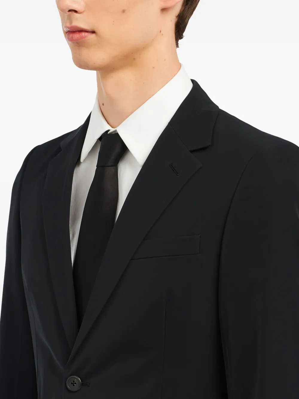 Prada Single-breasted Suit In Multi