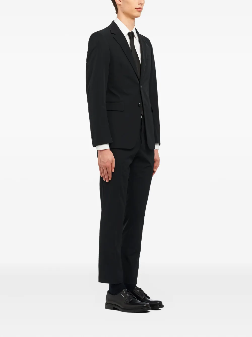 Prada Single-breasted Suit In Multi
