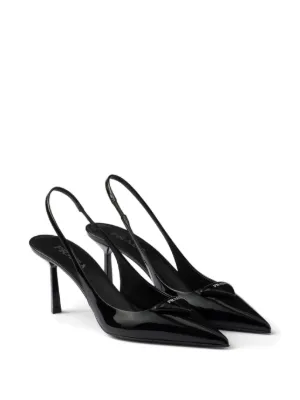 【美品】PRADA プラダ パンプス スウェード 黒 バックル 39 26㎝ Prada(プラダ)ウィメンズ パンプス - FARFETCH