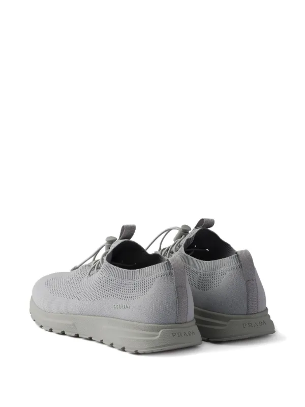 Prada Prax ニットスニーカー | グレー | FARFETCH JP