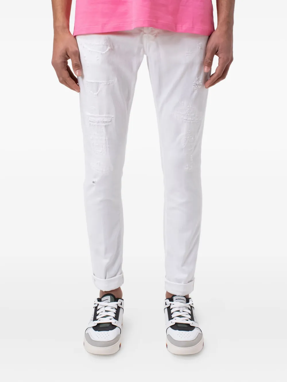 DONDUP George distressed jeans | White | Image 1