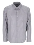 RAF MOORE pinstripe long-sleeves shirt - Grey