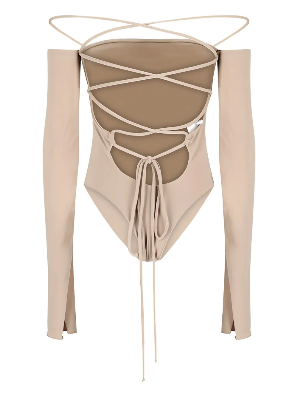 THE ANDAMANE off-shoulder lace-up bodysuit | T-Shirts & Jersey Shirts | Image 2