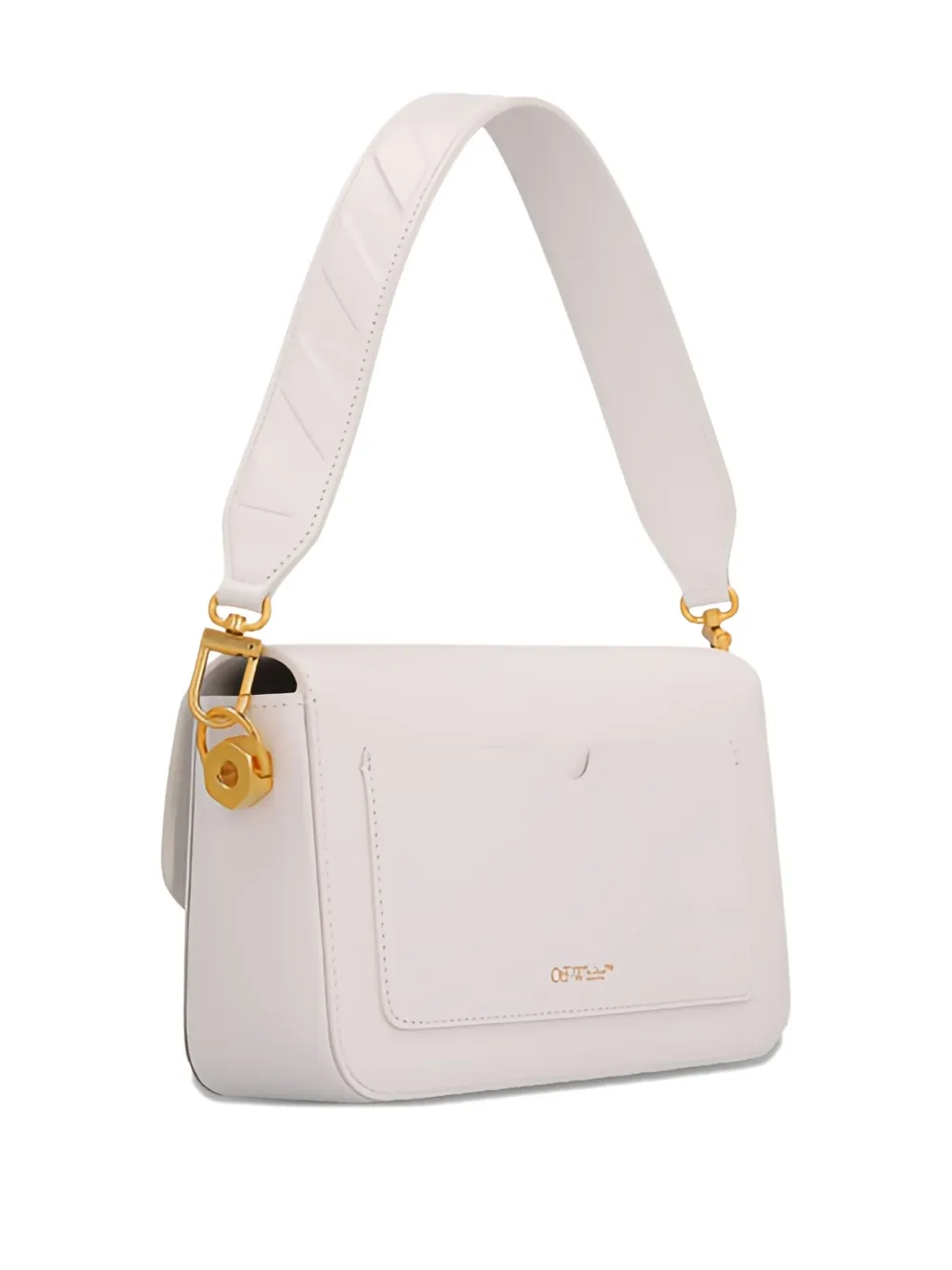 Off-white M Plain Blinder Paperclip Shoulder Bag In White