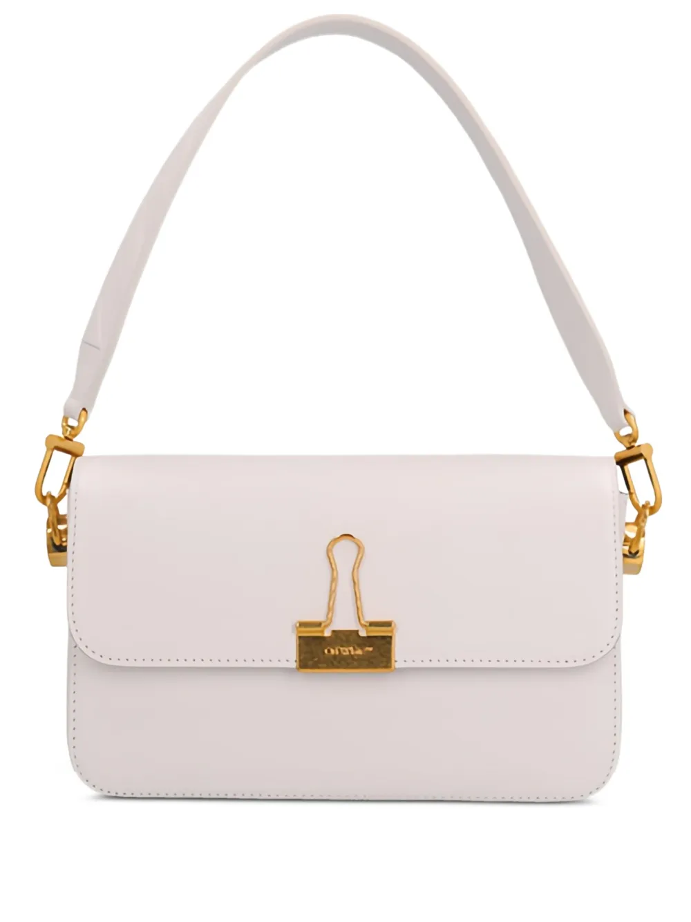 Off-White M Plain Blinder paperclip shoulder bag | White | Image 1