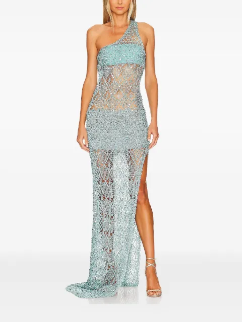 Retrofete Askala one-shoulder maxi dress