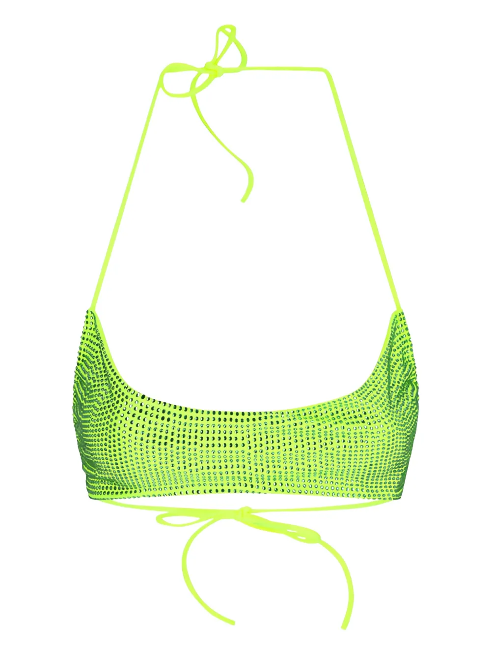 Santa Brands Dahlia embellished bikini top - Verde