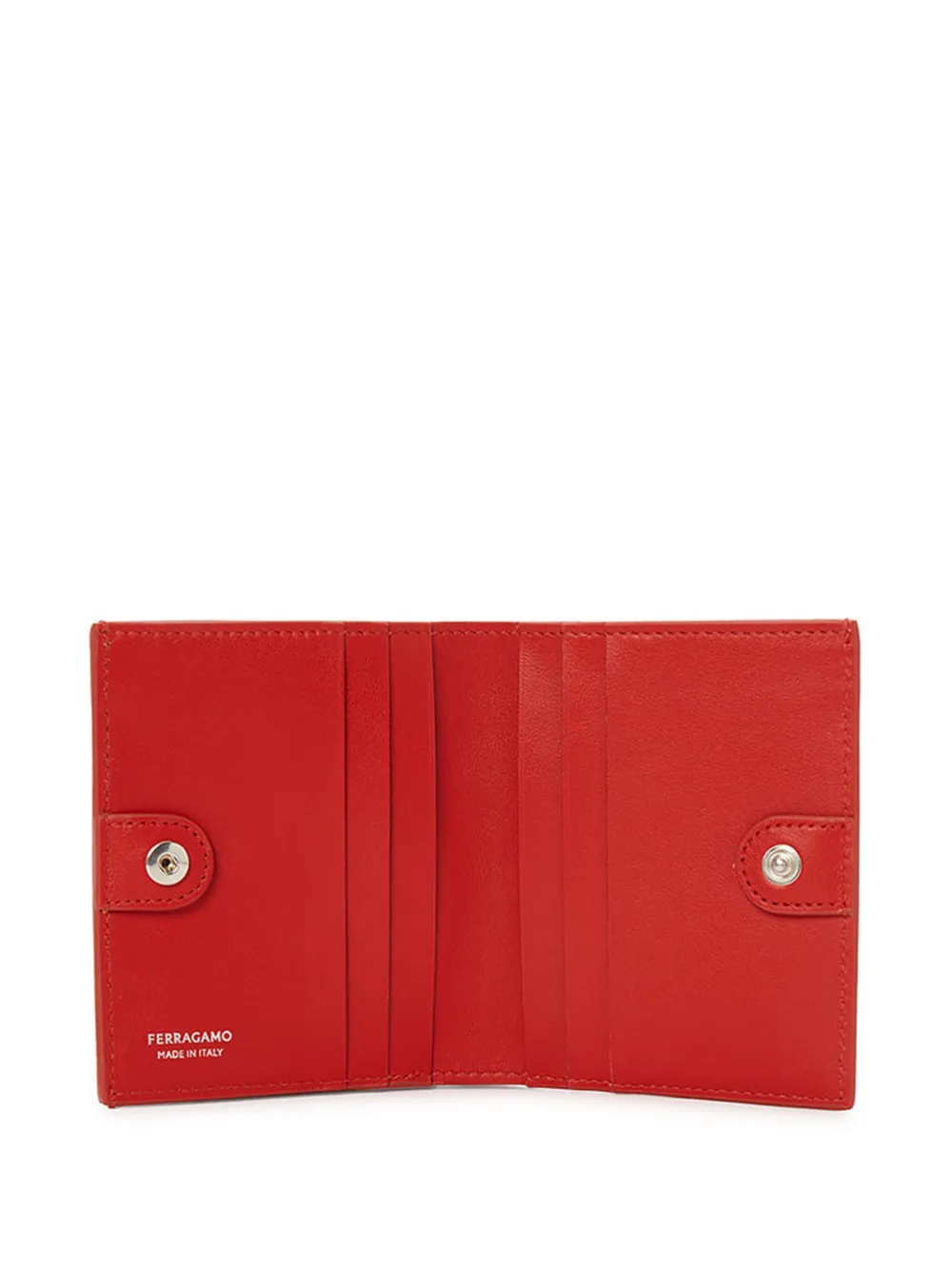 Ferragamo Gancini-clasp wallet Rood