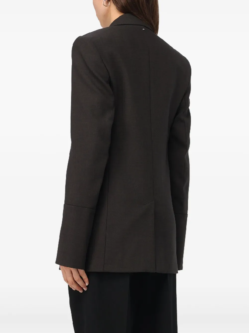 Sportmax buttoned single-breasted blazer Zwart