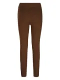 Max Mara wool-blend leggings - Brown
