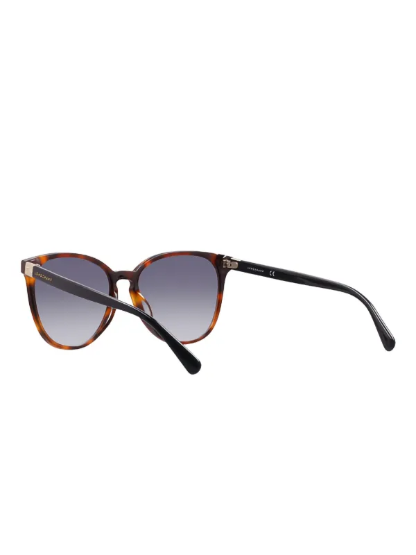 Longchamp Tortoiseshell Sunglasses | Blue | FARFETCH ID display picture 3