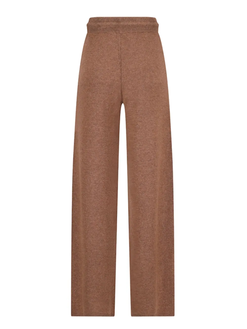 Max Mara Broek met trekkoord en gebreide textuur - Bruin