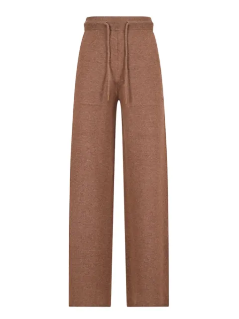 Max Mara knitted-texture drawstring trousers