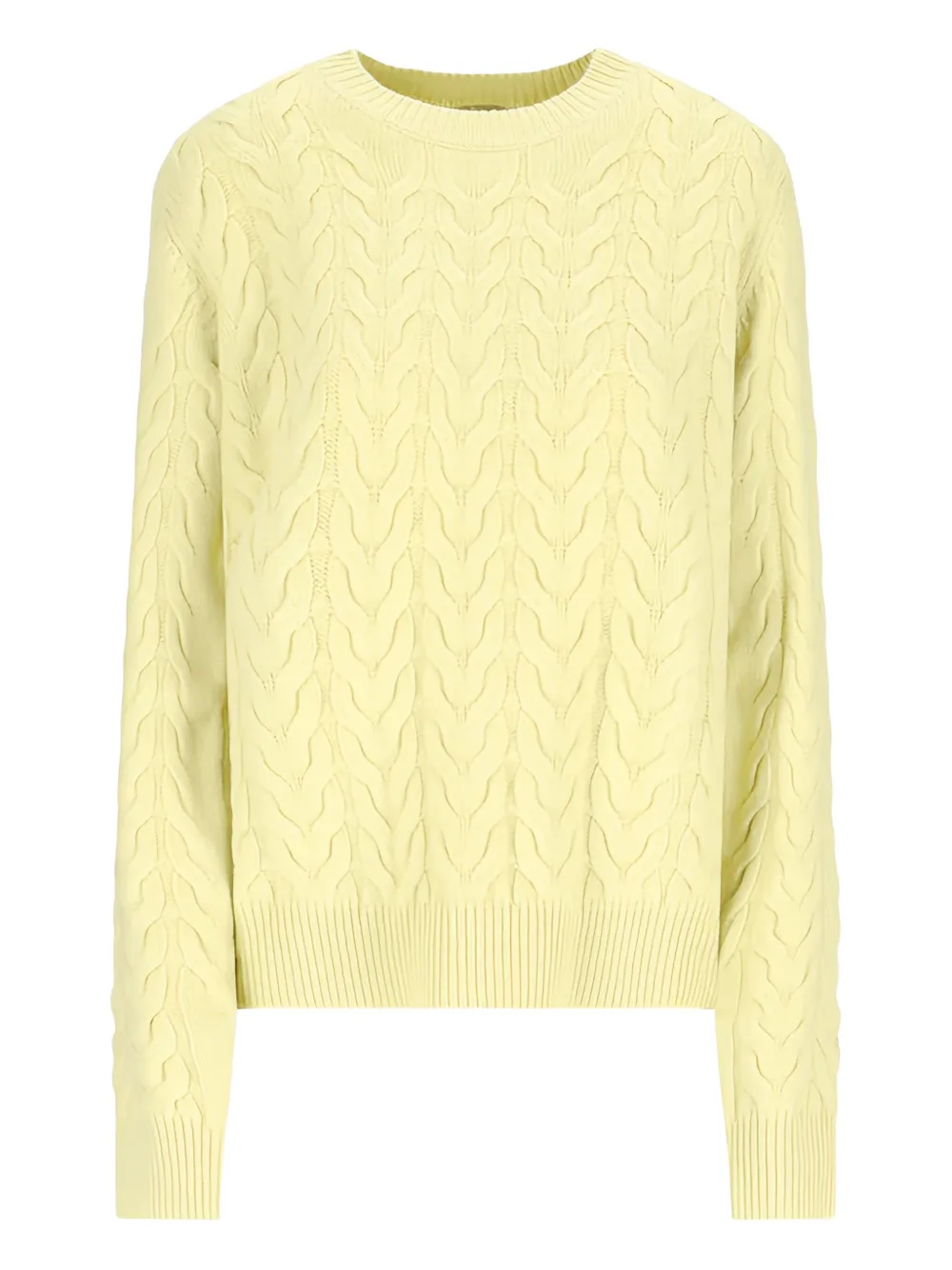 Max Mara cable-knit jumper | Yellow | Image 1
