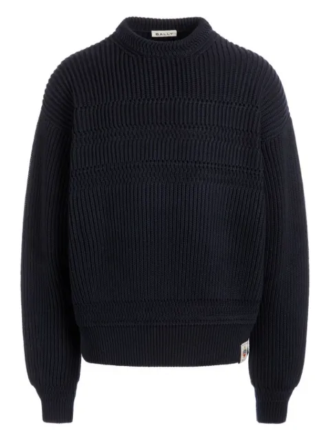 Bally fisherman's knit crew-neck sweater