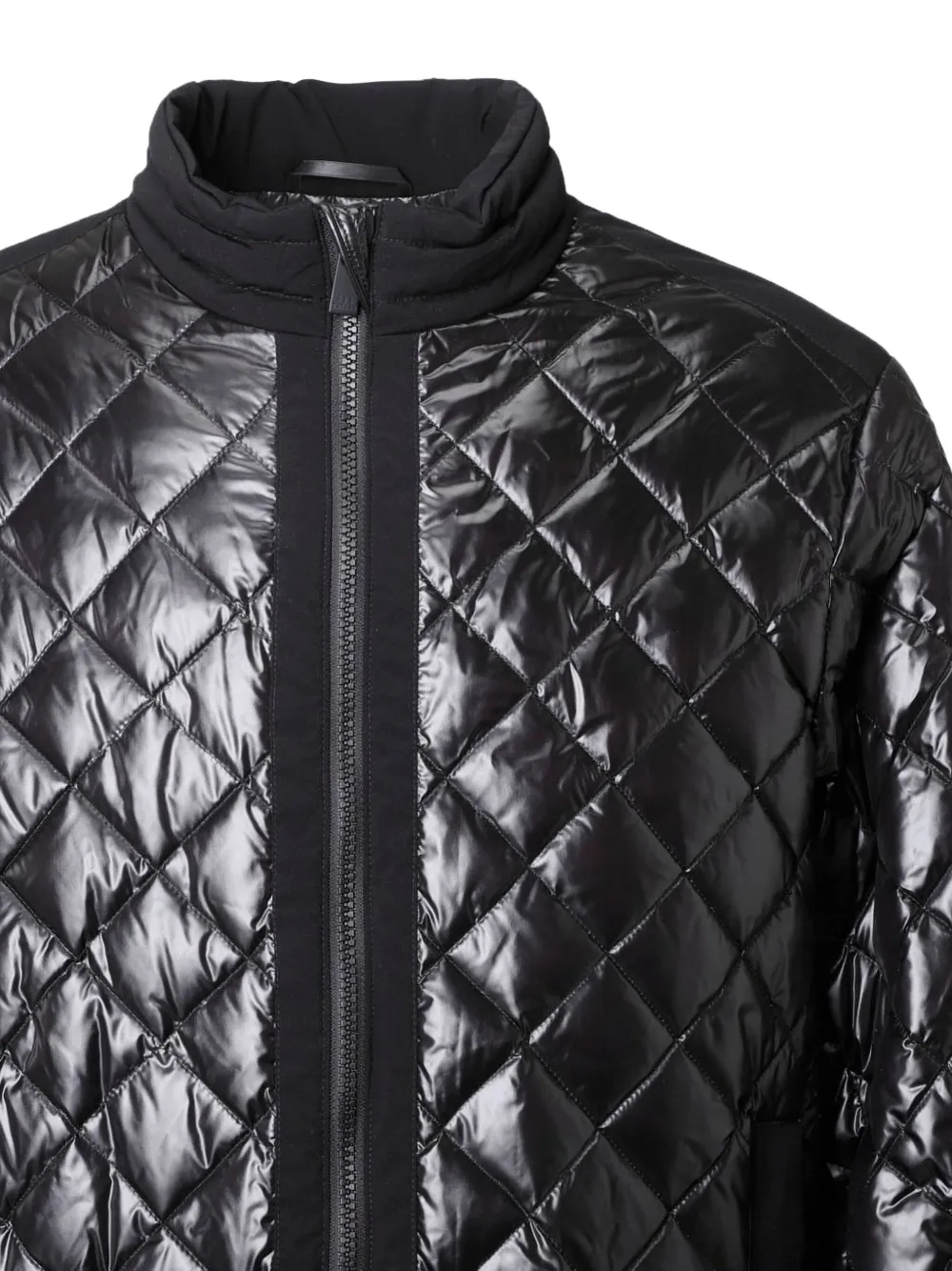 Tatras Quilted Diamond-pattern Jacket In Black