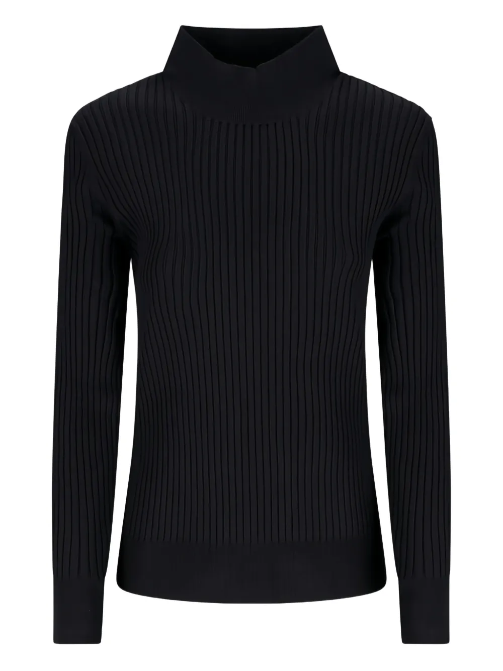 PT Torino ribbed high-neck sweater Zwart