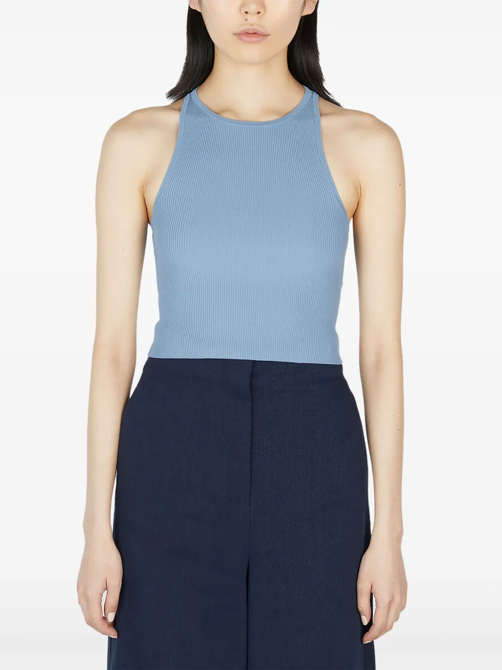 Max Mara Haltertop Blauw
