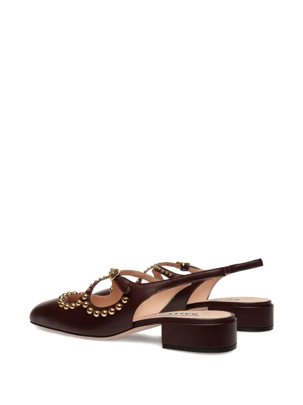 Bally 30 mm rina pumps met Orb-details Bruin