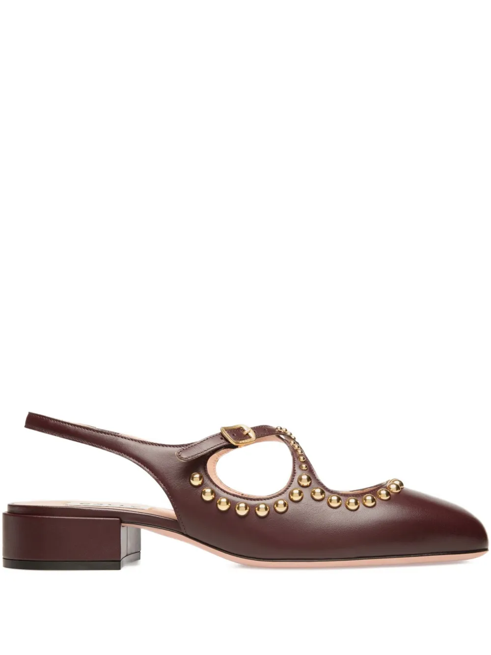 Bally 30 mm rina pumps met Orb-details Bruin