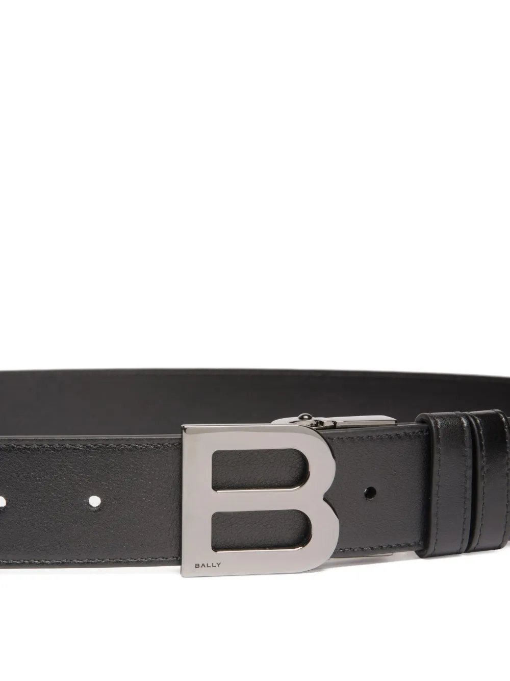 Bally Omkeerbare riem met B-logo Zwart