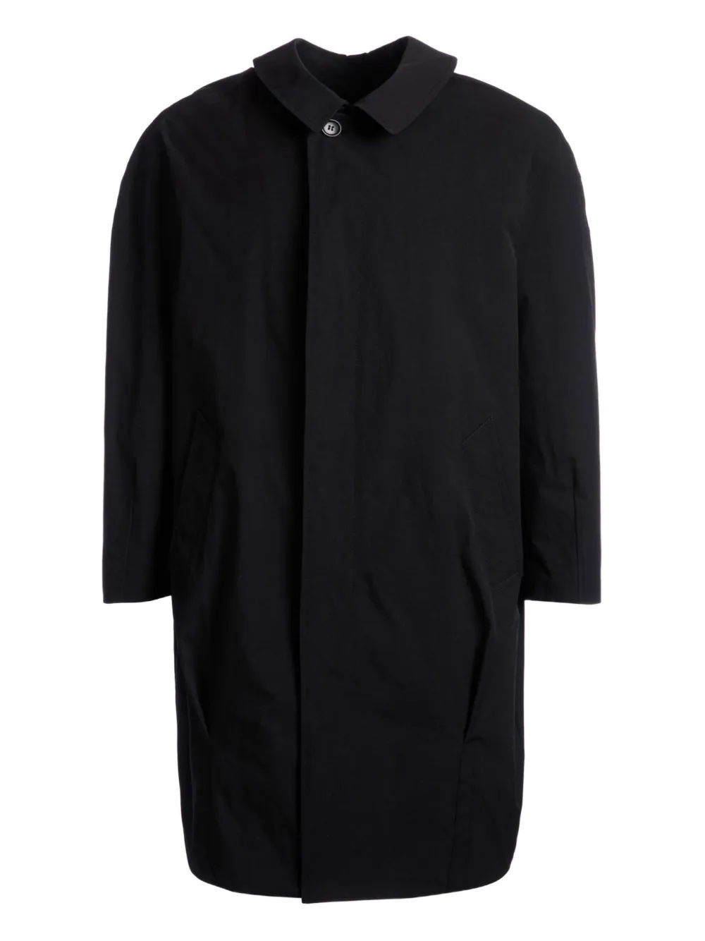 Bally abrigo plisado con cuello de camisa | negro | Image 1