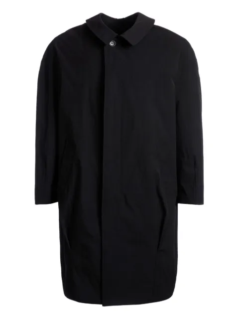 Bally pleated shirt-collar coat