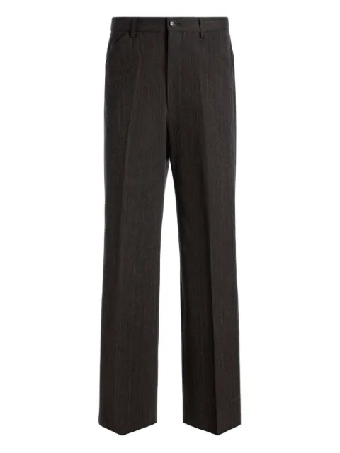 Bally pinstripe trousers