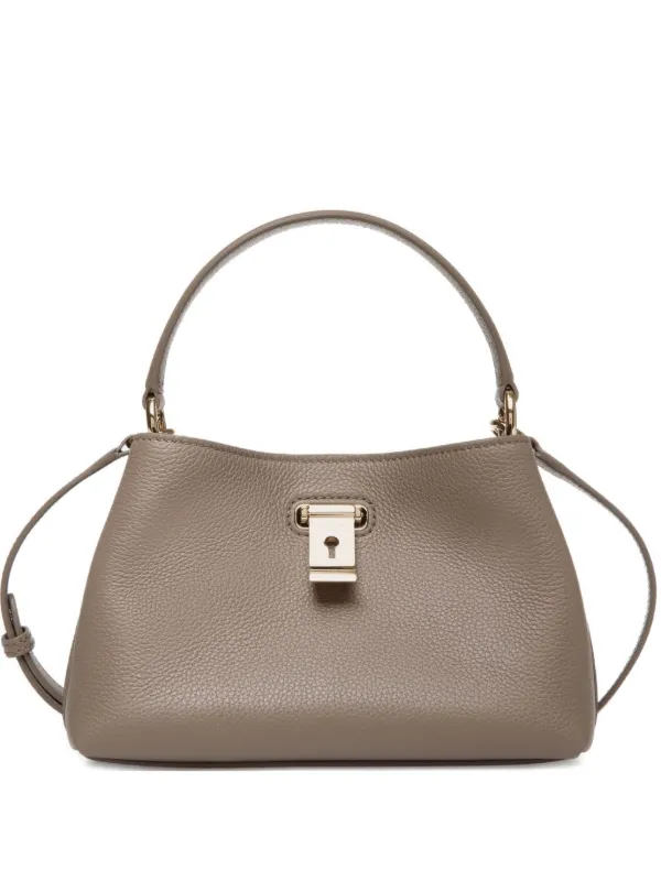 Bally Lock Me Tote Bag in Brown